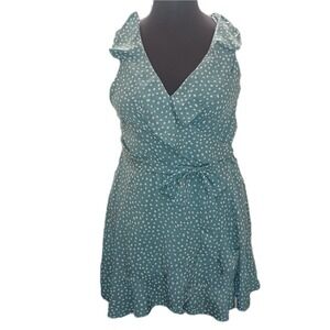 Morrisday the Label Jade Polkadot‎ Sleeveless Ruffle Dress NWT SKUW537